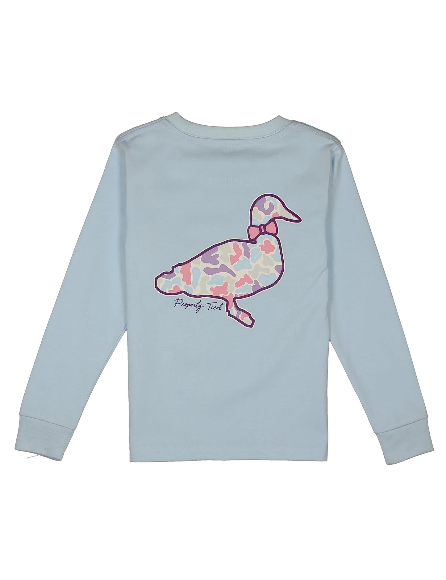 Long Sleeve Tee, Cotton Candy Camo Logo