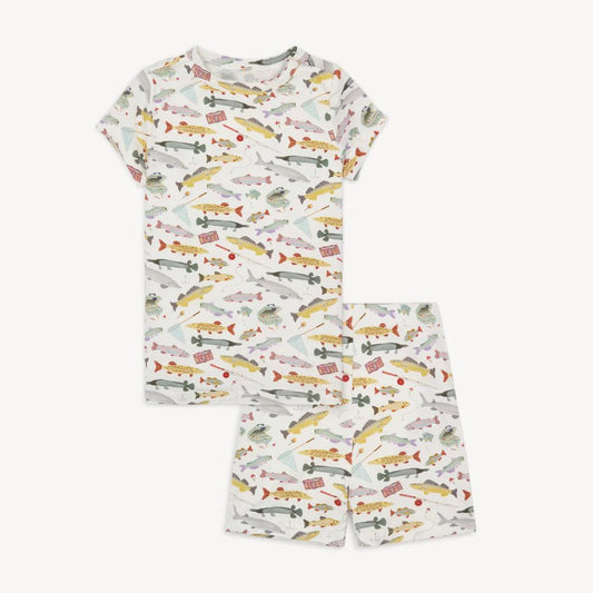 Short PJ Set, Reel Good Time - Magpies Paducah