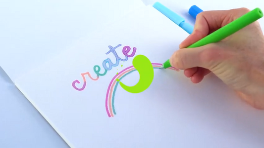 Silver Linings: Colorful Outline Markers - Magpies Paducah