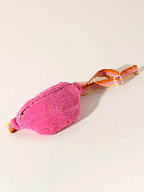 Terry Sling Belt Bag, Pink - Magpies Paducah