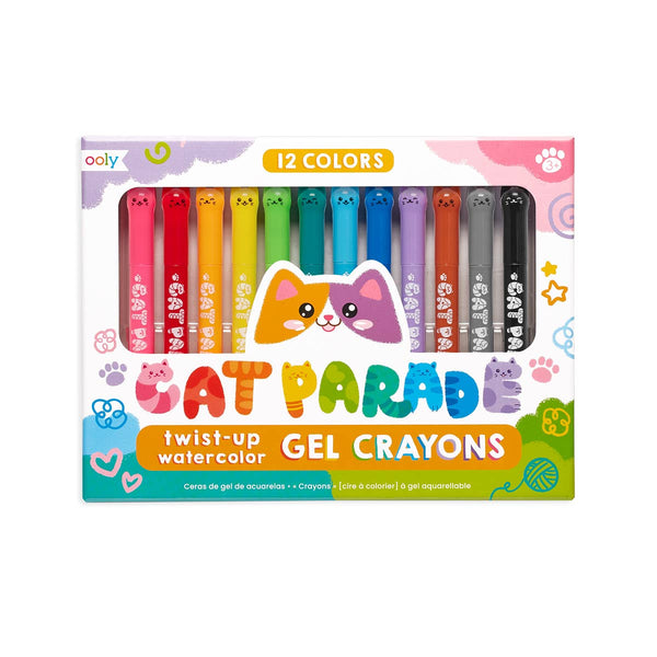 Cat Parade Gel Crayons - Set of 12 - Magpies Paducah