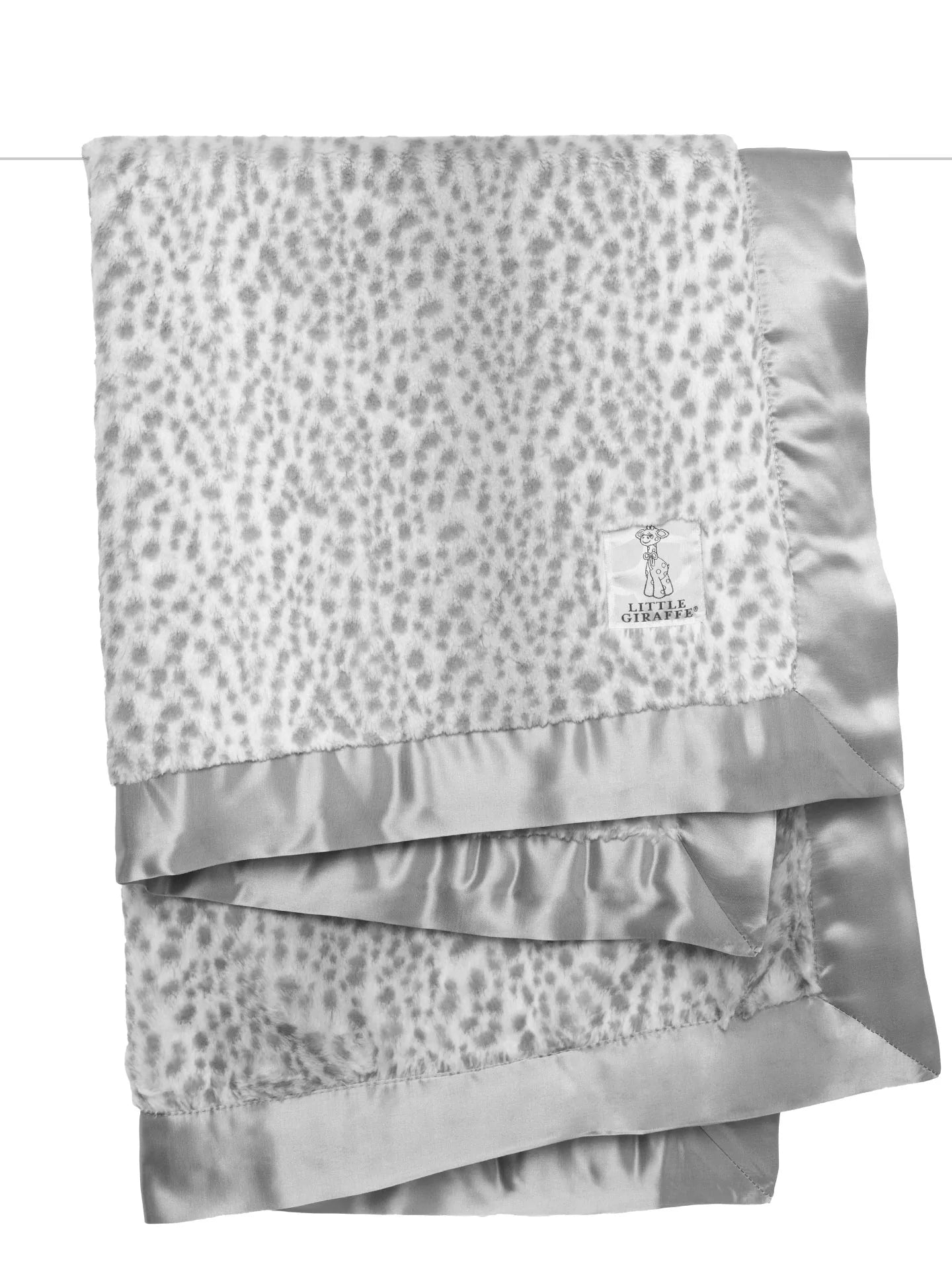 Luxe Snow Leopard Blanket, Silver - Magpies Paducah