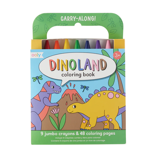 Carry Along Crayon & Coloring Book, Dinoland - Magpies Paducah