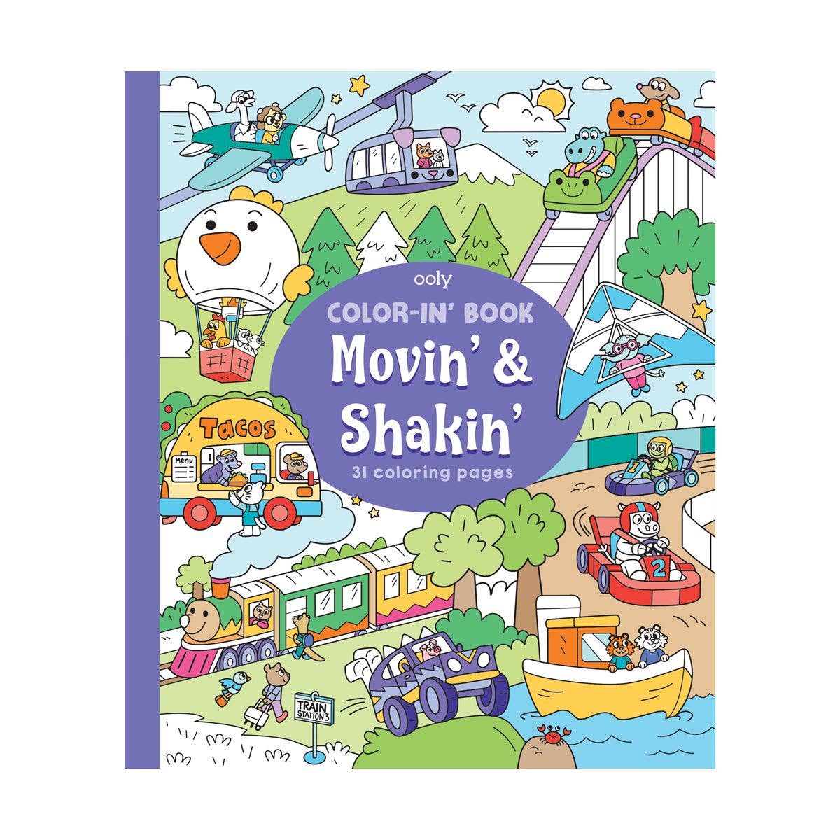 Color-In' Book: Movin' & Shakin' - Magpies Paducah