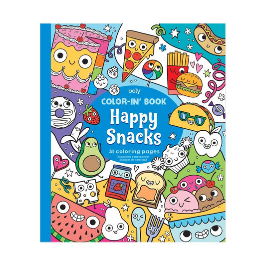 118-306 - Color-in' Book: Happy Snacks (8" x 10") - Magpies Paducah