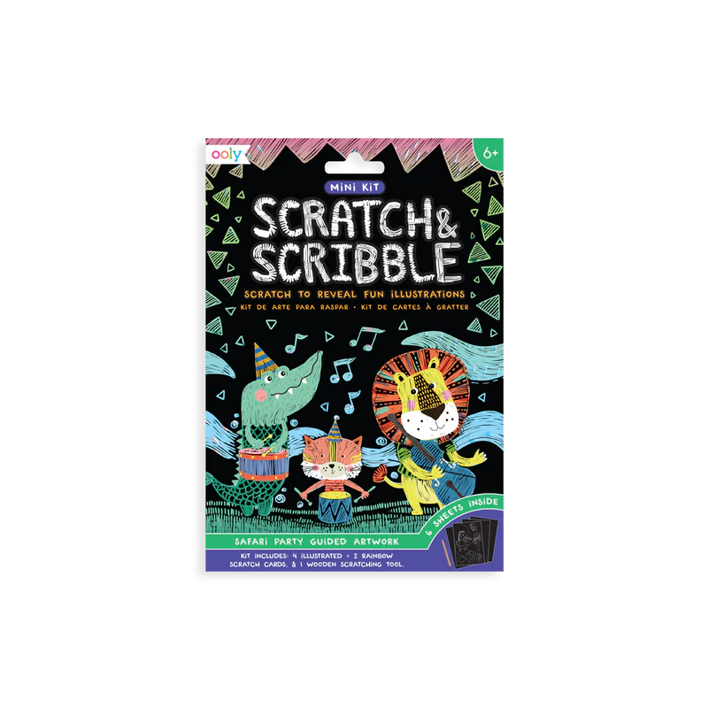 Mini Scratch & Scribble, Safari Party - Magpies Paducah