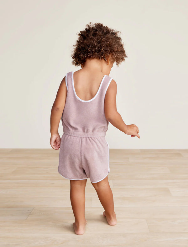 Toddler CozyTerry Romper, Pink Clay - Magpies Paducah
