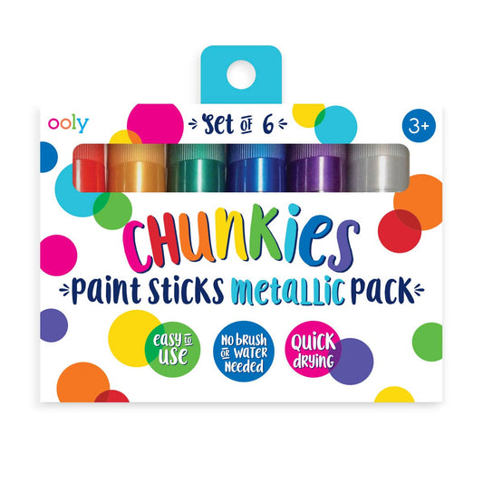 Chunkies Paint Sticks Metallic - Set of 6 - Magpies Paducah