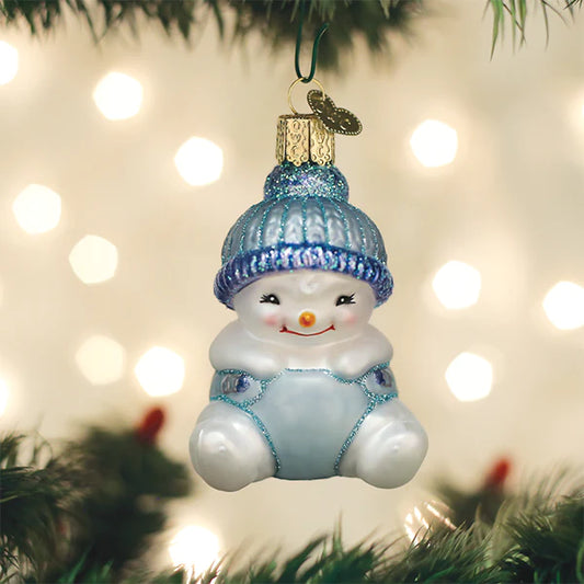 Snow Baby Boy Ornament - Magpies Paducah