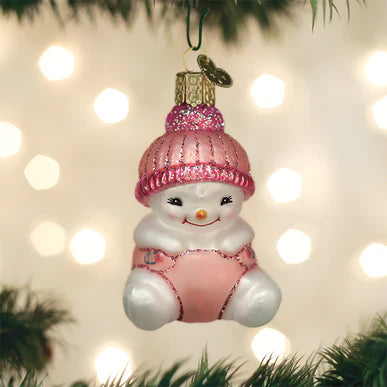 Snow Baby Girl Ornament - Magpies Paducah