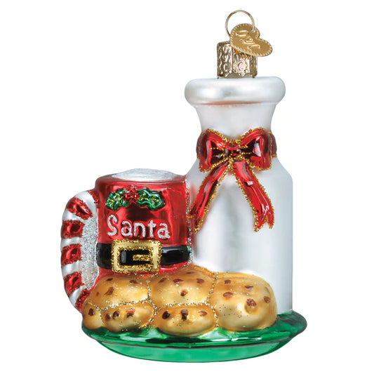 Santa's Milk and Cookies Ornament - Magpies Paducah