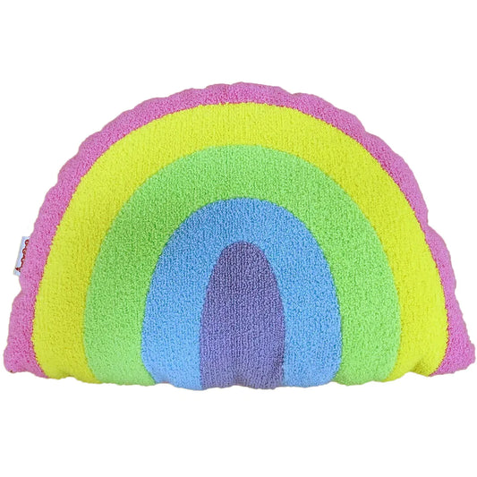 Rainbow Chenille Pillow - Magpies Paducah