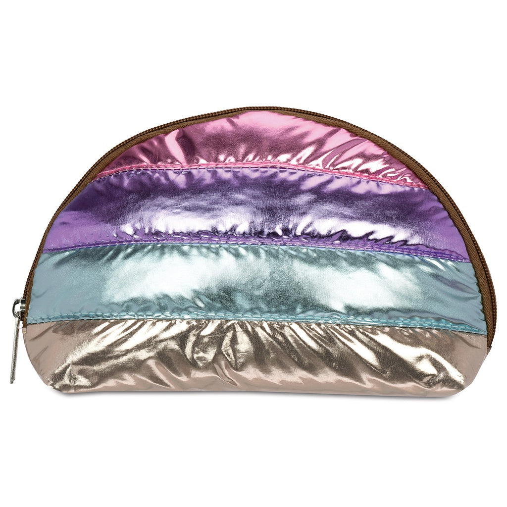 Icy Color Block, Oval Cosmetic Bag - Magpies Paducah