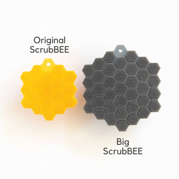 BIG ScrubBEE Silicone Scrubber, Rose - Magpies Paducah