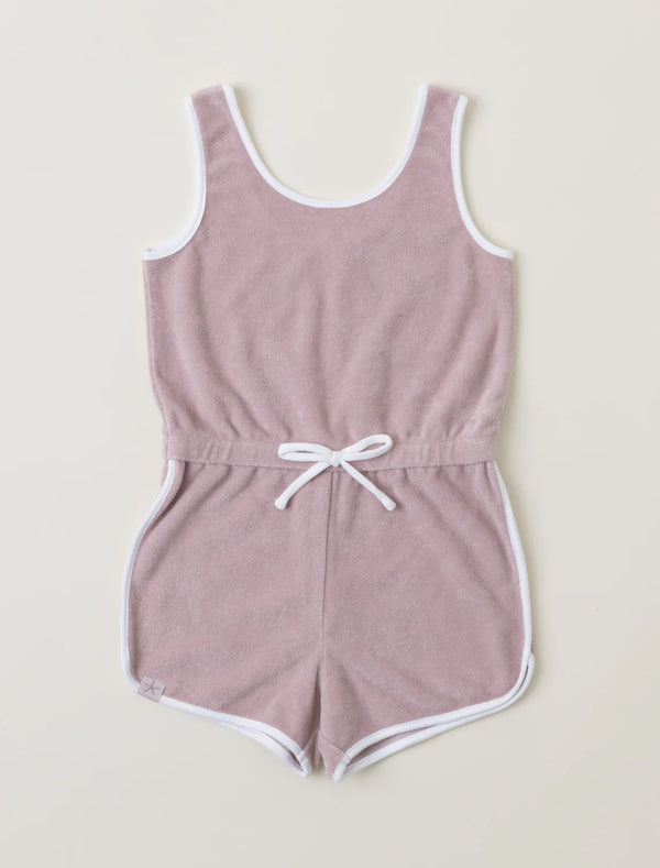 Toddler CozyTerry Romper, Pink Clay - Magpies Paducah