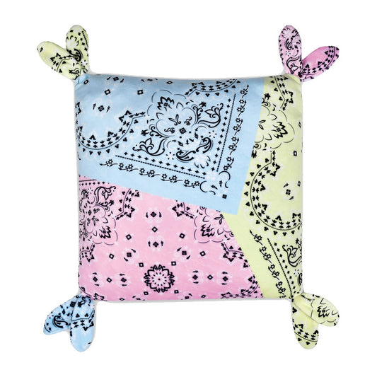 Bandana Patchwork Fleece Pillow - Magpies Paducah