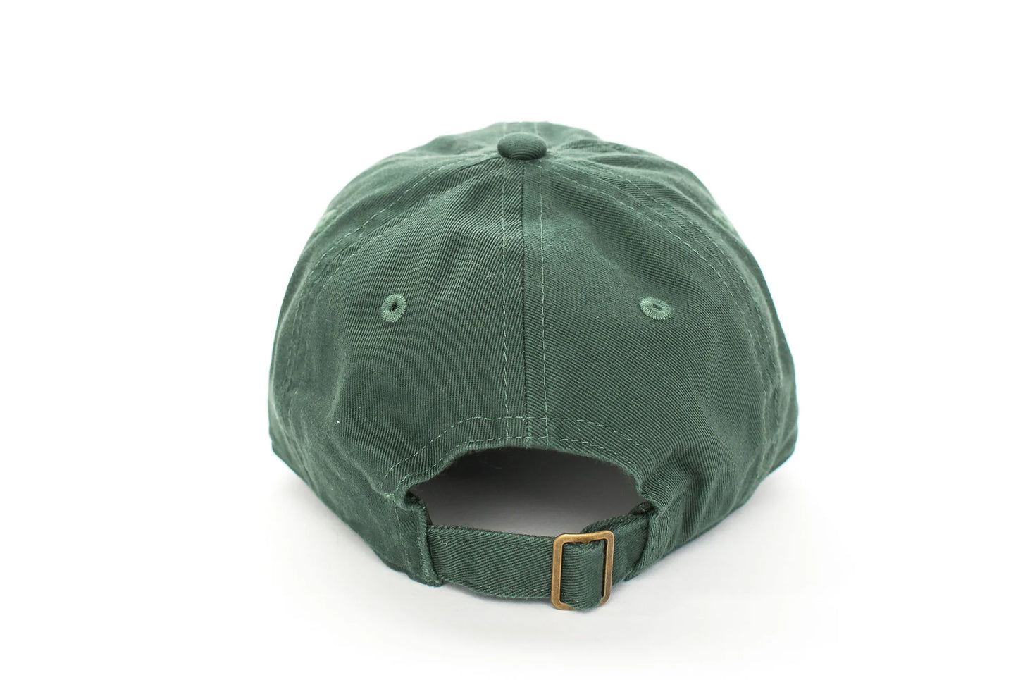 Brown Terry Letter Hat, Hunter Green | P - Magpies Paducah