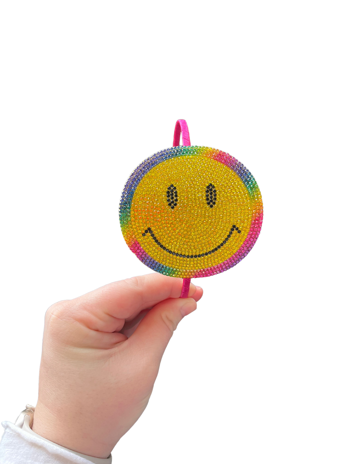 Crystal Design Headband, Rainbow Smile - Magpies Paducah