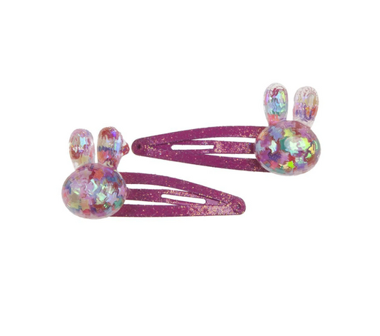 Bunny Bling Hair Clips - Magpies Paducah