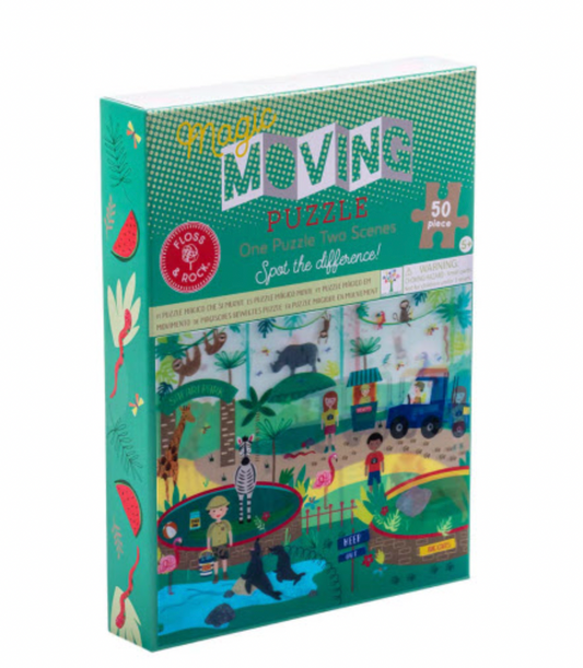 Jungle 50pc. Magic Moving Puzzle - Magpies Paducah