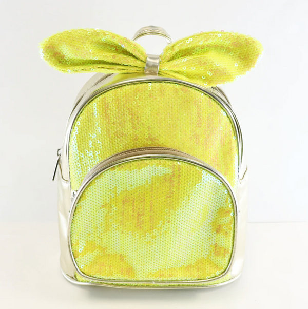 Sequin Bunny Backpack, Gold - Magpies Paducah
