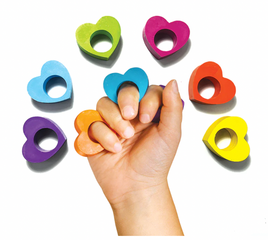 Heart Ring Crayons - Magpies Paducah