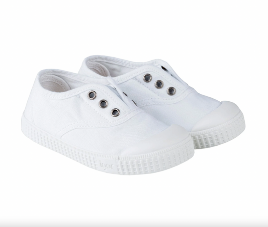 Berri Slip-On Tennis Shoe, Blanco - Magpies Paducah