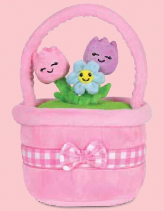 Flower Basket Fleece Plush - Magpies Paducah
