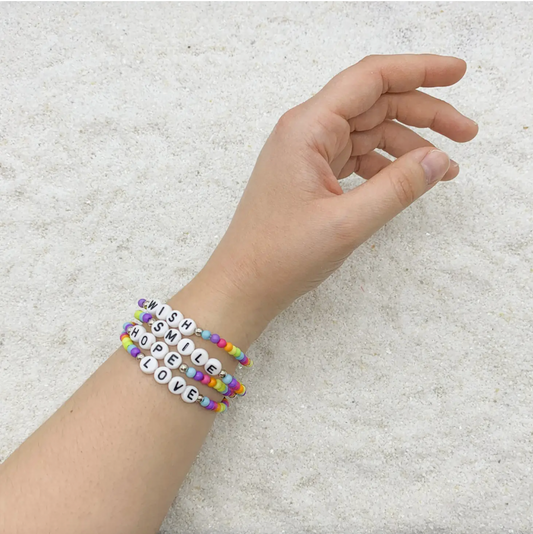 Rainbow Affirmation Bracelet, Assorted Styles - Magpies Paducah