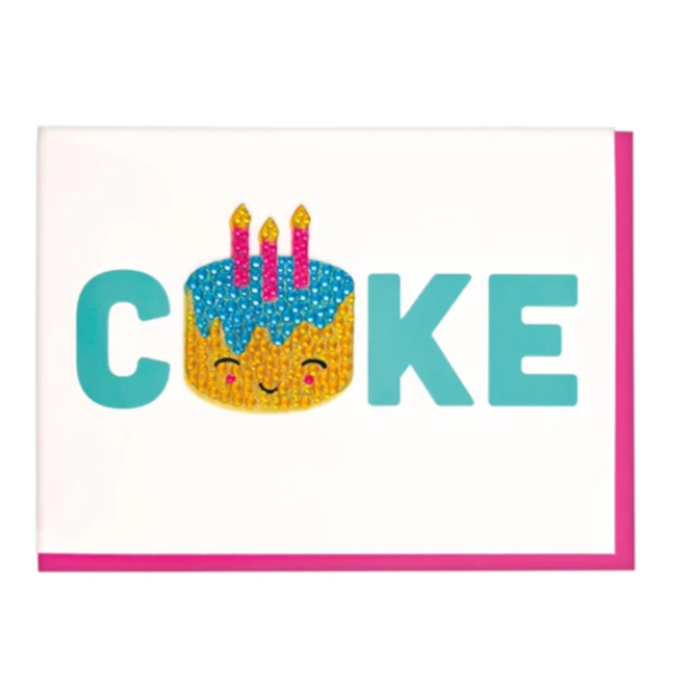 "Cake" BIrthday Card - Magpies Paducah