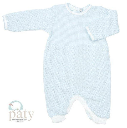 Long John romper, Blue - Magpies Paducah